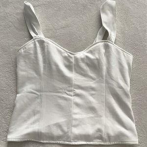 Abercrombie White Corset Top